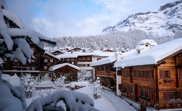 snowy landscape of amenities that encanto offers